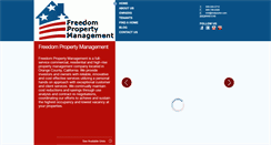 Desktop Screenshot of freedompropertymanagement.net